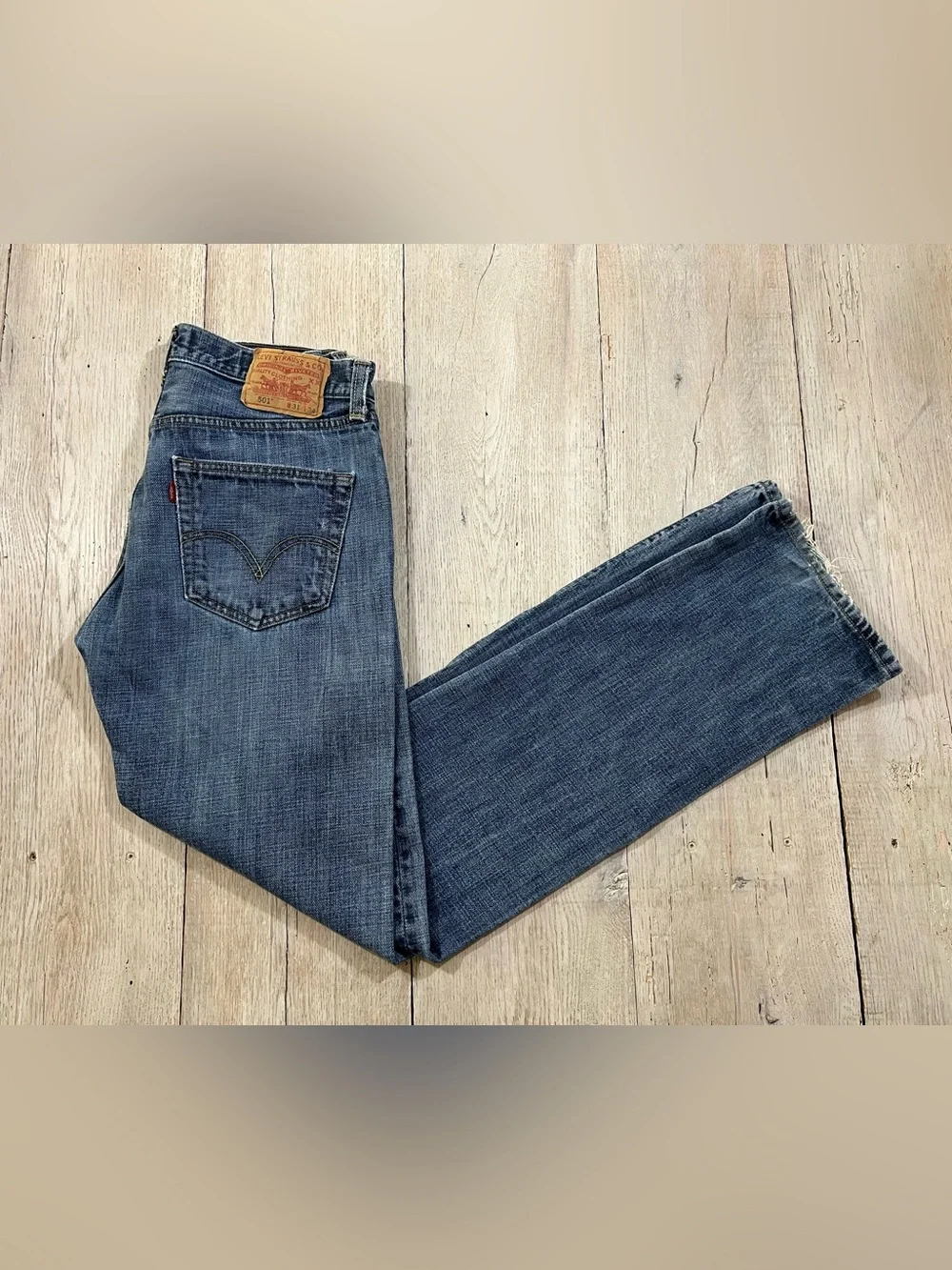 Levi’s 501 XX 2008 Straight Leg Denim Blue Jeans Size 31x34